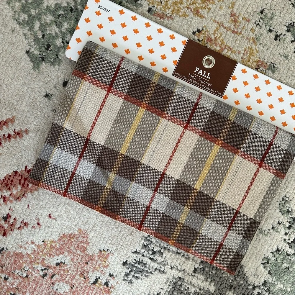 Fabric Printed Cotton Table Runner, 14